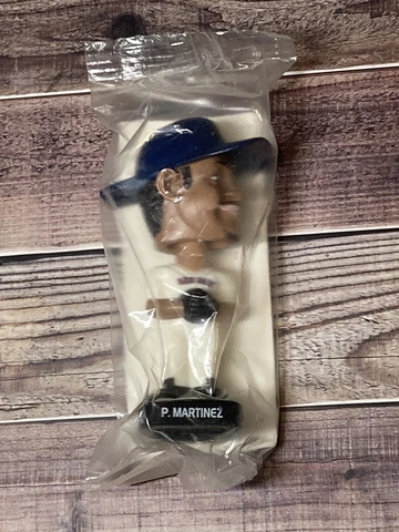 2002 Post Cereal Pedro Martinez 3” Mini Bobblehead Figure MLB Boston Red Sox NIP Cover
