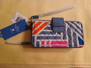 NWT Vera Bradley Geo Medallion RFID Smartphone Wristlet Wallet - Picture 1 of 7