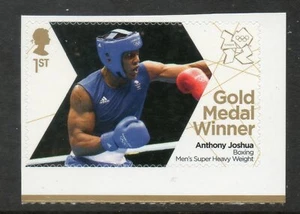 Anthony Joshua IBF WBA IBO 2012 Boxing Gold Medal Winner 1st Class Stamp - Picture 1 of 1