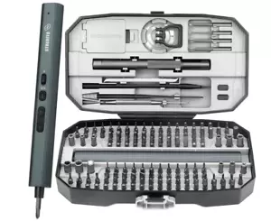 Mini Electric Screwdriver, 155 in 1 Electric Precision Screwdriver Set with 140 - Picture 1 of 9