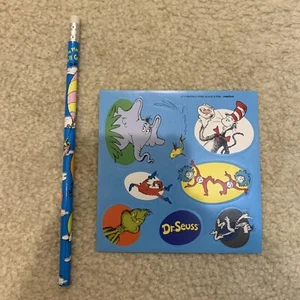 Lote de lápices de madera pegatinas temáticas Dr. Seuss todos los lugares a los que irás - Imagen 1 de 9