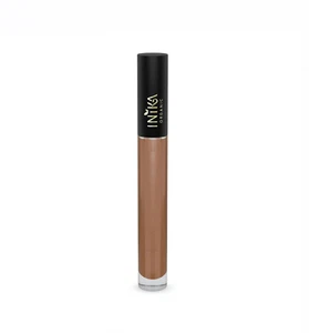 INIKA Organic Lip Glaze Vegan Colored Lip Gloss CAPPUCCINO 5ml - Picture 1 of 3