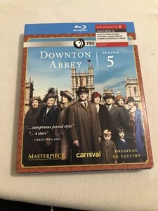 Masterpiece Classic: Downton Abbey - Season 5 (Blu-ray, 2015, 3-Disc) NEW Target - Picture 1 of 3