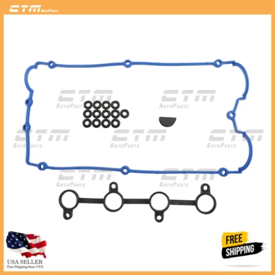 Valve Cover Gasket Set for 1999-2006 Hyundai Sonata Santa Fe Kia Optima 2.4L L4 Foto 1 de 4