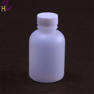2Pcs/Lot 500ml Plastic Agent Bottle Narrow Mouth Double Cap Leakproof - Picture 1 of 3