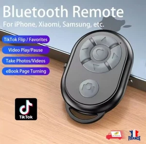 Télécommande Bluetooth pour Selfie TikTok iPhone Xiaomi IOS Android contrôleur - Zdjęcie 1 z 9
