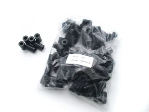 Distanciador PE 100 piezas casquillo distanciador manguito M6 20 mm plástico negro casquillo - Imagen 1 de 1