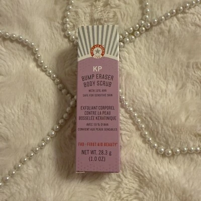 Скраб для тела First Aid Beauty KP Bump Eraser 10% AHA для чувствительной кожи 1 унция новый в коробке - Изображение 1 из 4