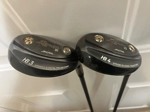 MIURA GIKEN MG HYBRIDS, 20* #3 & 23* #4, ACCRA 162H M2 (SENIOR) FLEX, GD COND! - Picture 1 of 10