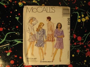 8049 McCall's Sewing Pattern Misses' Lined/Unlined Jacket and Skirt Sz 12-16 - Picture 1 of 3