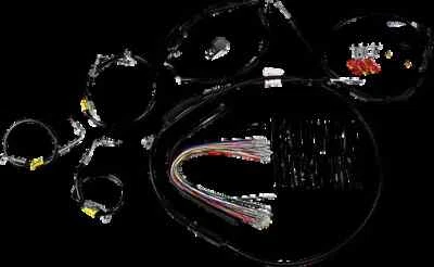 Burly 13in Black Bagger Bar Control Kit w Cruise Electra Glide Classic 00-06 - Image 1 of 4