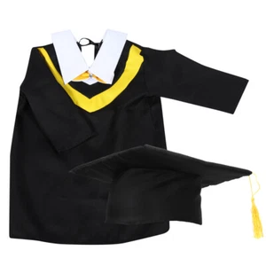 Doctoral Suit Cap Toddler Kindergarten Graduate Gown Children Graduation Outfit - Picture 1 of 12
