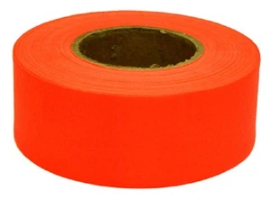 Hanson 17000 150 Fuß Glo Orange Vinyl Markierungsband Markierungsband - 12 Rollen - Bild 1 von 1