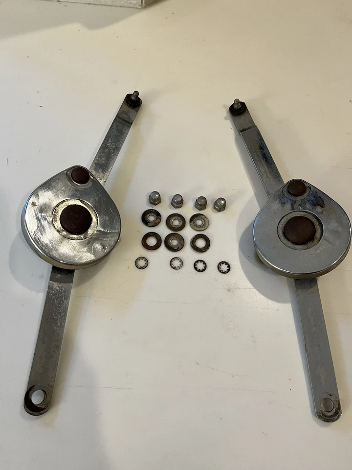 MGB-GT MGC-GT SET OF REAR HATCH HINGES WITH HARDWARE - Image 1 of 1