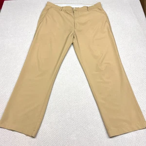 Pantalone Footjoy Uomo 38x32 Tan Khaki Dritto Vestibilità Chino Performance Golf Elasticizzato - Foto 1 di 13