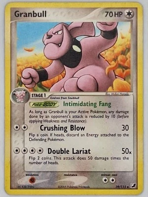 Granbull 39/115 Pokemon - EX Unseen Forces MP - Image 1 of 2