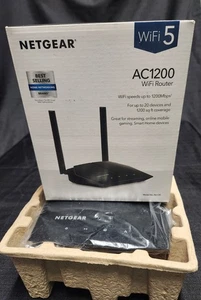 NETGEAR AC1200 WiFi 5 Router New In Box Wireless Standard Speeds Up To 1200 Mbps - Picture 1 of 6