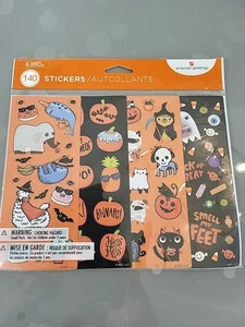 Vintage 1980s American Greetings Halloween Sticker Pack 120 Stickers Sealed NOS - Picture 1 of 2
