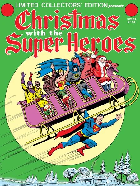 LIMITED COLLECTORS EDITION #43 CHRISTMAS SUPER-HEROES FACSIMILE (2025) MAIN CVR - Image 1 of 1
