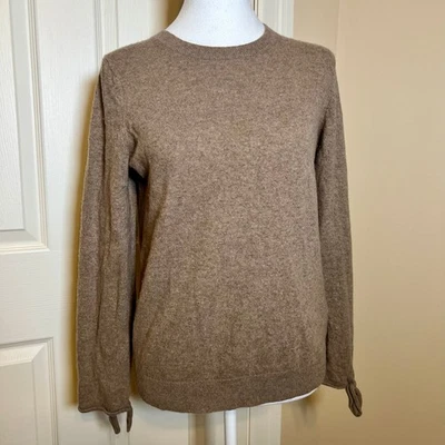 Suéter Banana Republic x Filpucci Mezcla Lana Cachemira Manga Pajarita Tostado Mediano Foto 1 de 4