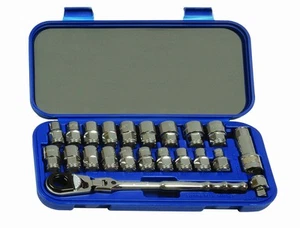 50671 3/8 Zoll Antrieb Schraube Steckschlüsselsatz, 22 Stück - Bild 1 von 1