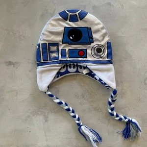 Star Wars R2-D2 fleece beanie w/ ear flaps boys S Trapper Hat Costume Halloween - Picture 1 of 5