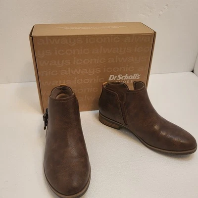 Женские сапоги Dr. Scholl's Astir размер 7 каштановые бывшие в употреблении в коробке  - Изображение 1 из 4