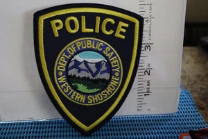 PARCHE POLICÍA INDIA TRIBAL DEPARTAMENTO DE SEGURIDAD PÚBLICA WEST SHOSHONE POLICÍA MONTANA - Imagen 1 de 1