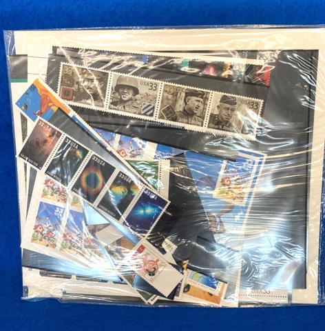 2000 U.S. Commemorative Stamp Year Set + 4 Sheets SEALED Cover