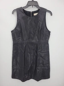 Altard State Dress Womens Large Black Faux Leather Sleeveless Sheath Modern - Picture 1 of 10