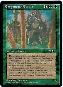 (2X) Gargantuan Gorilla – Alliances – MTG Magic the Gathering Card - Picture 1 of 4