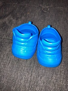 Vintage Cabbage Patch Kids/Totsy/Doll Shoes,  Blue Hard Hi-Tops (playalong?) - Picture 1 of 3