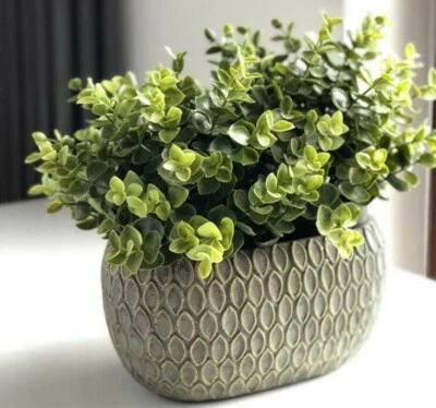 Vintage Rustic Flower Pot Trough Scales Home Decor Plant Holder Pots Indoor - Image 1 of 4