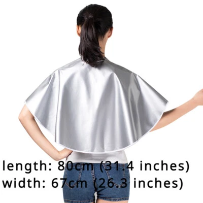 Impermeable PVC Recorte de Pelo Peluquería Capa Chal Peluquero Corte de Pelo Salón Belleza Foto 1 de 4