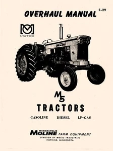 Manual de servicio de revisión de tractor Minneapolis Moline M5 - Imagen 1 de 1