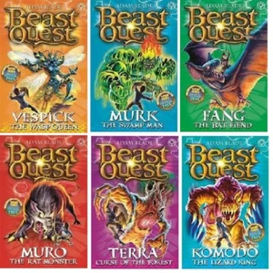 NEW SET of 6 x BEAST QUEST series 6 ( 31 32 33 34 35 36 ) NEW SET - Picture 1 of 1