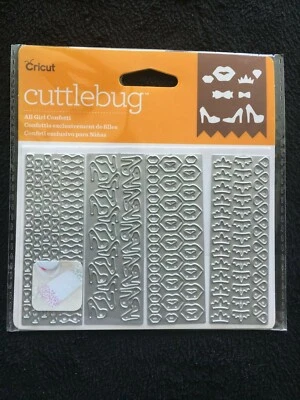Cricut Cuttlebug - All Girl Confetti - Cut & Emboss Die - Image 1 of 2