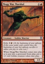 1x Mogg War Marshal NM, English MTG Time Spiral