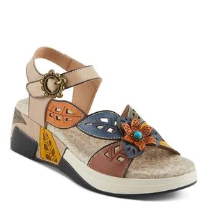 LARTISTE ALORA Sandals Light Beige Multi New - Picture 1 of 7