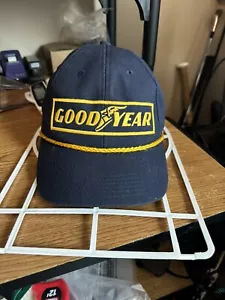 Vintage Goodyear #1 in Racing Hat Cap Snapback Embroidered K-Products Made USA - Picture 1 of 9