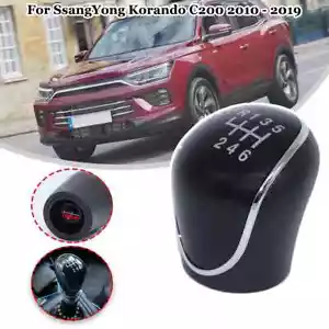 6SP+R Gear Shift Knob For SsangYong Korando 10-19 M10 Gear Stick Lever Handball - Picture 1 of 6