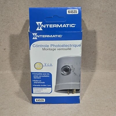 New Intermatic K4535 Photo Control Locking Type Mountingl; 480VAC; 15A - Image 1 of 3