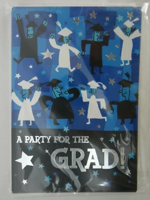 Hallmark Graduation Party Cards 8,  A Party For The Grad 8 Invitations & Cards  - Image 1 of 4