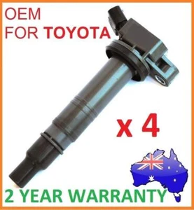 4 x NEW COILS for TOYOTA AVENSIS CAMRY RAV4 RUKUS TARAGO 90919-02244 Denso - Bild 1 von 1