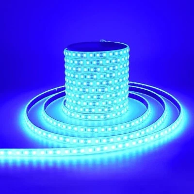5050 SMD LED STRIP - 60 LED ICE BLUE 25FT IP20 -25FT/7.5M 12V - Image 1 of 4