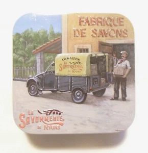 Cotton Flower Soap In A Tin La Savonnerie de Nyons 100g - Picture 1 of 4