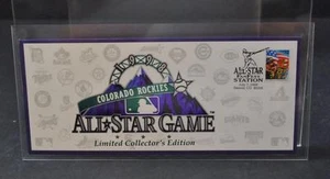 1998 Colorado Rockies All Star Game USPS Stamp First Day Cover Fancy Cancel Y9 - Picture 1 of 1