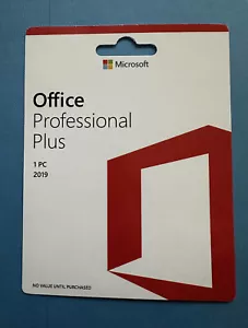 Microsoft Office Pro Plus 2019 Lifetime 1 PC Original Retail - Bild 1 von 2