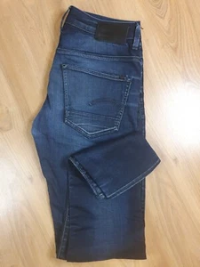 G-Star RAW Jeans Hose W30 L34 Herren Slim Fit Stretch Blau Gestreift Destroyed - Bild 1 von 20