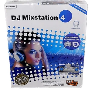 Neuf eJay DJ Mixstation 4 PC Big Box 2008 musique production rétro logiciel scellé - Photo 1/6